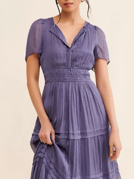 Anthropologie Dresses & Skirts - The Somerset Maxi Dress: Lurex Edition Purple